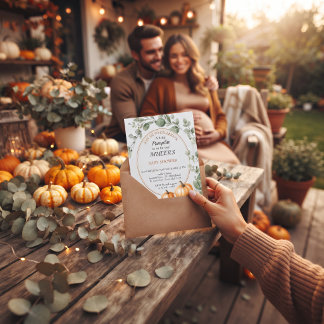 Faire-Part de Baby Shower pour Couple Little Pumpk