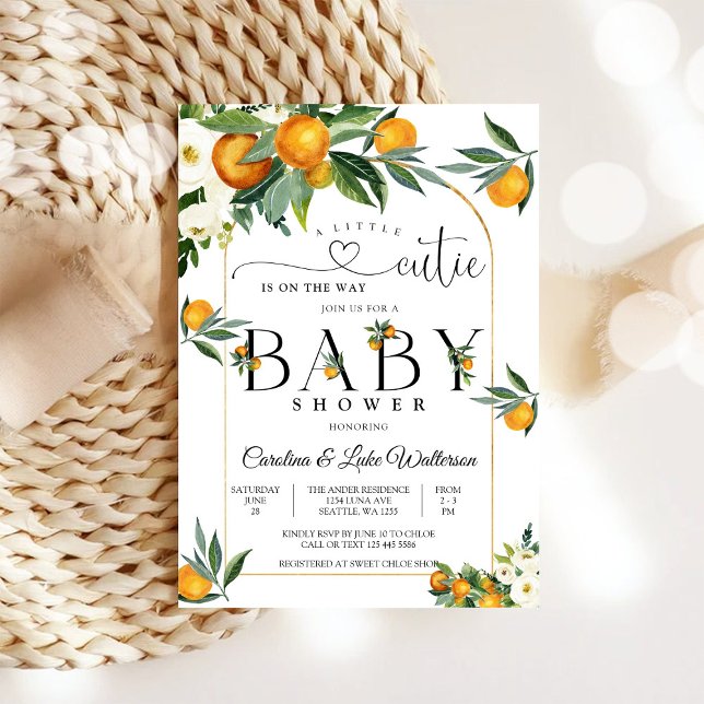 Faire-part de Baby Shower pour la petite douce Ora (Créateur téléchargé)