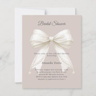 Faire-part de Baby Shower pour la robe de mariée a