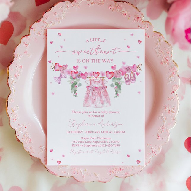 Faire-part de Baby Shower pour la Saint-Valentin,  (Créateur téléchargé)