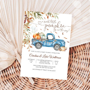 Faire-part de Baby Shower pour l'automne et la cit