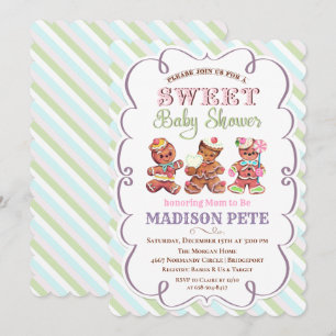 Faire-part de Baby Shower pour les Fêtes de fin d'