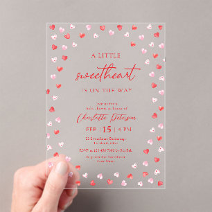 Faire-part de Baby Shower pour Petite Chérie