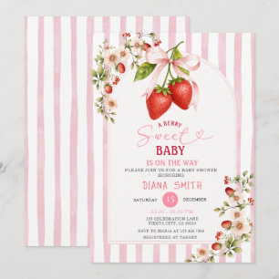 Faire-part de Baby Shower pour un Bébé Coquette au