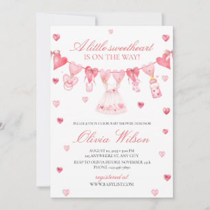 Faire-part de Baby Shower pour un petit amour
