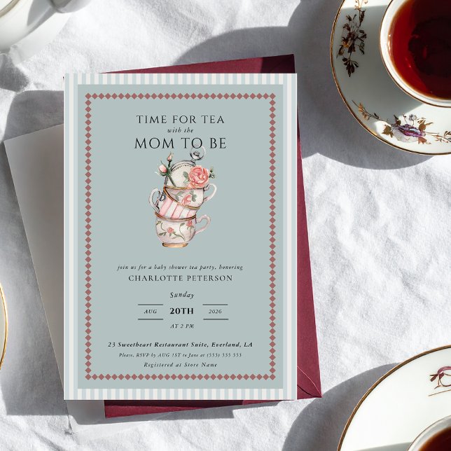 Faire-Part de Baby Shower pour une Élégante Soirée (Créateur téléchargé)