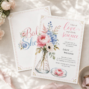 Faire-part de Baby Shower qui met en lumière le pa
