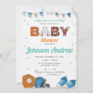Faire-part de Baby Shower Simple et Personnalisé s