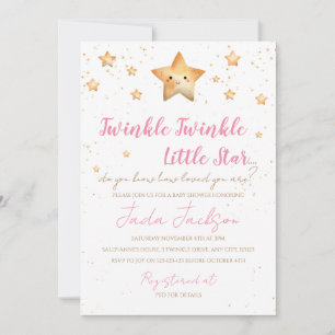 Faire-part de Baby Shower 'Twinkle Twinkle Little