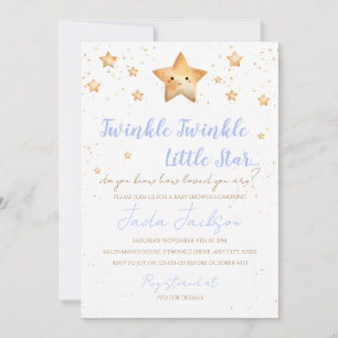 Faire-part de Baby Shower « Twinkle Twinkle Little