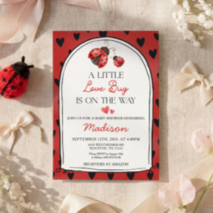 Faire-part de Baby Shower "Un Petit Insecte de l'A