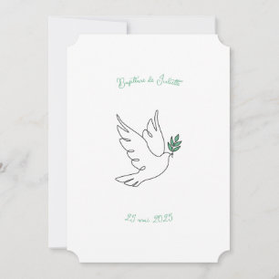 Faire-Part de Baptême Colomba