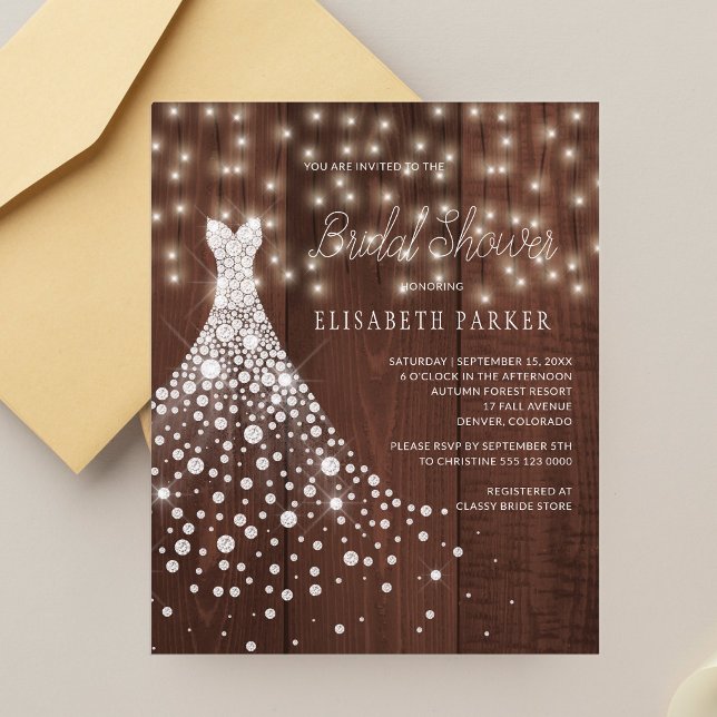 Faire-part de bapteme de mariage robe de mariée ru (Créateur téléchargé)