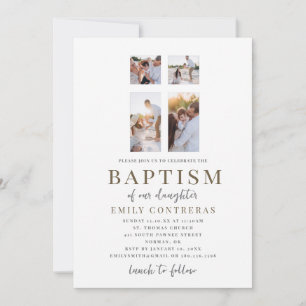 Faire-part de baptême personnalisé avec photo