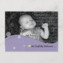 Faire-part de bébé