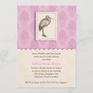 Faire-part de bébé| Stork| Fille