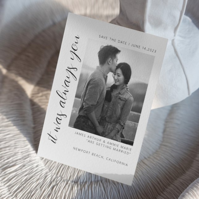 Faire-part de carte de mariage à conserver I Éléga (Créateur téléchargé)