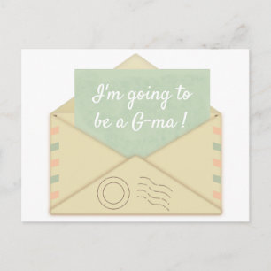 faire-part de carte postale Enveloppe vintage