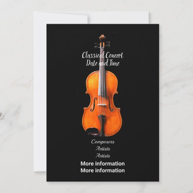 Faire-part de concert (Devant)