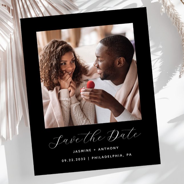 Faire-part de date de mariage à budget minimal en  (Créateur téléchargé)