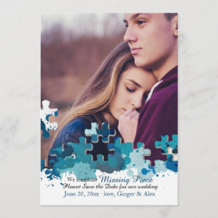 Faire-part de date de sauvegarde de photo de pièce