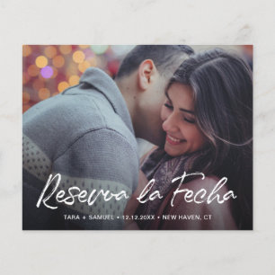 Faire-Part de Date Limite de Budget Photo Moderne 