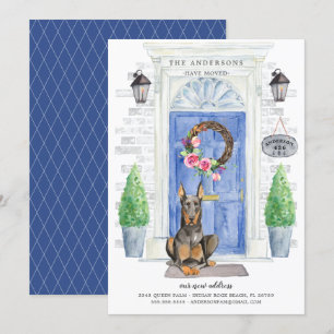 Faire-part de déménagement de la porte avant de Do