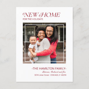 Faire-part de déménagement de Noël