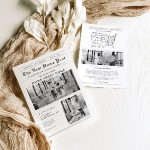 Faire-part de déménagement du journal moderne