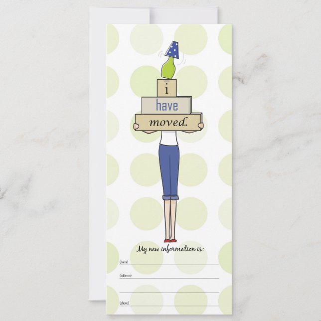 Faire-part de déplacement (Devant)