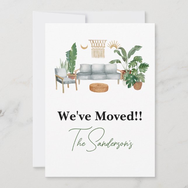 Faire-part de déplacement (Devant)