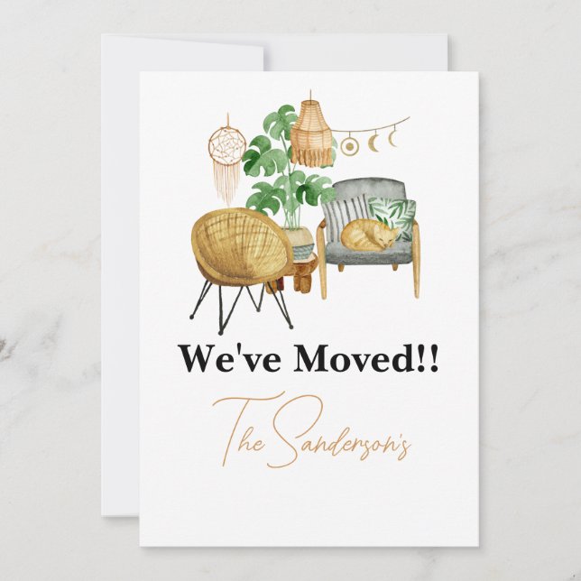 Faire-part de déplacement (Devant)