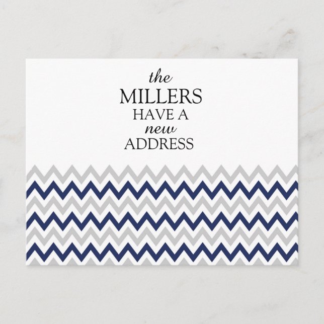 Faire-part de déplacement (Devant)