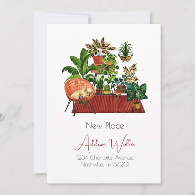 Faire-part de déplacement (Devant)