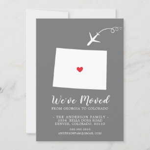 Faire-part de déplacement   COLORADO
