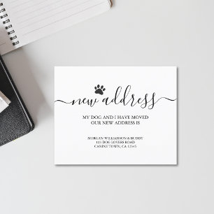 Faire-part de déplacement de chien