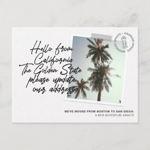 Faire-part de déplacement de destination de l'État