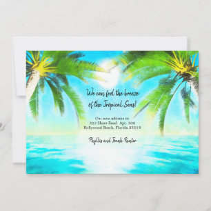 Faire-part de déplacement de la brise tropicale