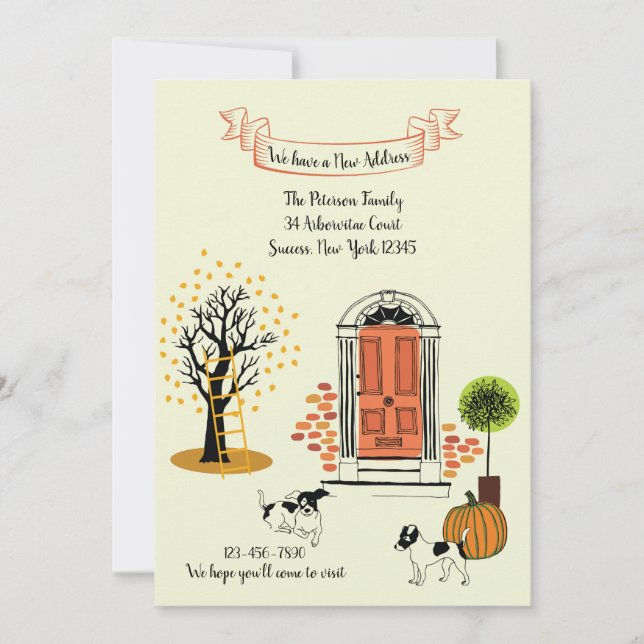 Faire-part de déplacement de la porte avant de l'a (Devant)