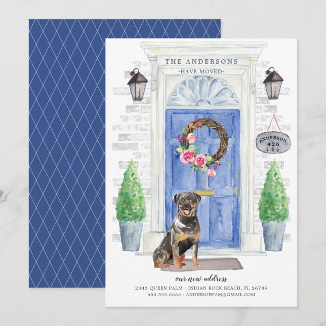 Faire-part de déplacement de la porte avant de Rot (Devant / Derrière)