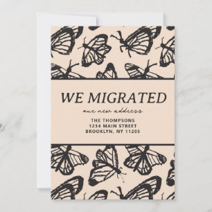 Faire-part de déplacement de migration