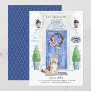 Faire-part de déplacement de porte avant Havanais