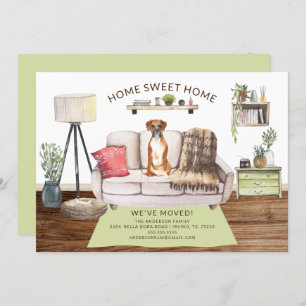 Faire-part de déplacement des chiens de boxe