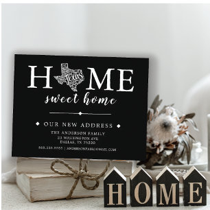 Faire-part de déplacement des TEXAS couleur modifi