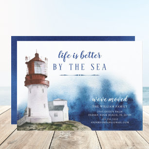 Faire-part de déplacement du phare côtier