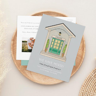 Faire-part de déplacement du port avant couleur pe