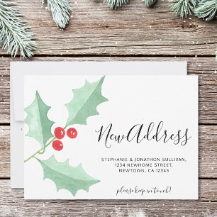 Faire-part de déplacement d'une nouvelle adresse d