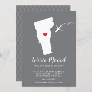 Faire-part de déplacement   État VERMONT