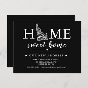 Faire-part de déplacement IDAHO couleur modifiable