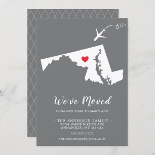 Faire-part de déplacement   MARYLAND
